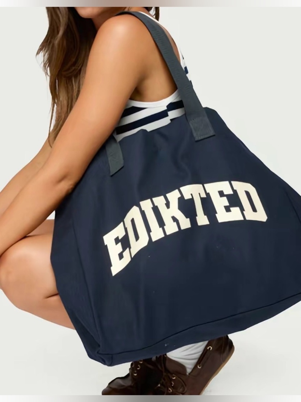 (VARIOUS COLORS AVAILABLE) EDIKTED TOTE BAG (NWT)